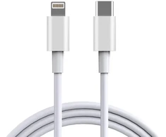 Goodbuy Lightning -> USB -C kabelis 18W | 100 cm balta