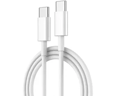 Goodbuy USB-C -> USB -C kabelis 18W | 100 cm balta