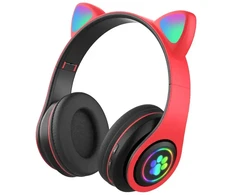 GoodBuy Paws belaidės ausinės vaikams | bluetooth 5.0 raudona