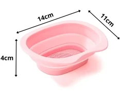 Goodbuy silicone bowl for cleaning make-up brushes and sponges | random color