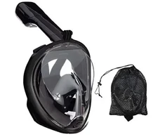 GoodBuy Snorkeling Face Mask (Diving Mask) L | XL Juodas