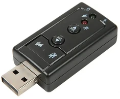 Goodbuy sound card USB | 7.1 | Adjustable Volume | Microphone