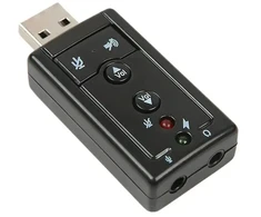 Goodbuy sound card USB | 7.1 | Adjustable Volume | Microphone