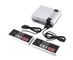 Goobay Goodbuy žaidimų konsolė su 2 vairasvirte ir 620 pilkų 8 bitų žaidimų