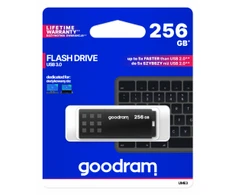 Pendrive Goodram USB 3.2 laikiklis 256 GB juodas