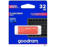 „GoodRam“ atminties kortelė 32 GB UME3 USB 3.0 oranžinė