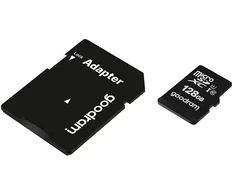 GOODRAM Memory MicroSD Card - 128GB su adapteriu UHS I CLASS 10 100MB/s