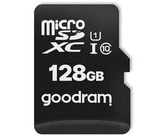 GOODRAM Memory MicroSD Card All in one - 128GB su adapteriu UHS I CLASS 10 100MB/s + reader