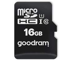 GOODRAM Memory MicroSD Card All in one - 16GB su adapteriu UHS I CLASS 10 100MB/s + reader