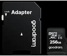 Goodram MICROSDHC 256GB CLASS 10 UHS 1 + ADAPTER