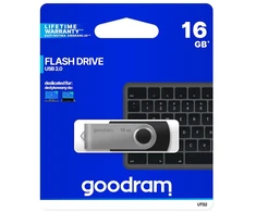 Goodram pendrive 16GB USB 2.0 Twister juoda