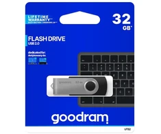 Goodram pendrive 32GB USB 2.0 Twister juoda