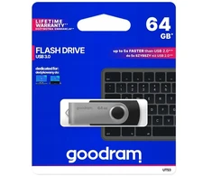 Goodram pendrive 64GB USB 3.0 Twister juodas