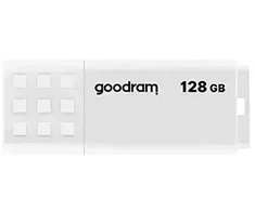 GOODRAM UME2 Pendrive - 128GB USB 2.0 Baltas
