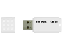 GOODRAM UME2 Pendrive - 128GB USB 2.0 Baltas