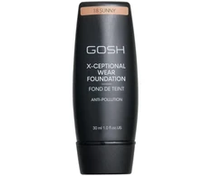 Gosh, X-Ceptional Wear, Vitamin E, Long Lasting, Kreminis Foundation, 18, Sunny, 30 ml
