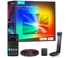 „Govee H6099 TV Backlight 3 Lite“ | LED foninis apšvietimas | 75–85 colių televizoriams, RGBICW, „Wi-Fi“ ir „Bluetooth“