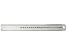 Grafitas Metalinė liniuotė 30cm