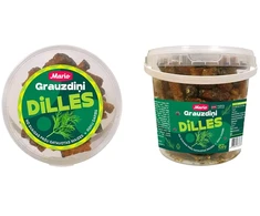 Grauzdiņi MARIO, ar diļlu garšu, 450g