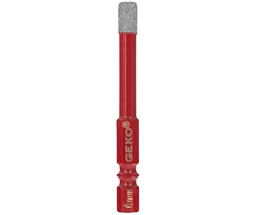 Grąžtas Kroņurbis dim.flīzēm Geko 1/4" d 6mm