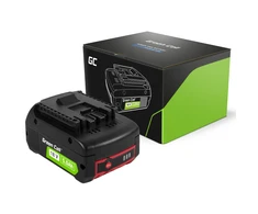Green Cell Žalias Cell Akumuliatorius, skirtas Bosch 18V 5Ah elektros įrankiams Pakaitinis akumuliatorius GBA 1600A002U5