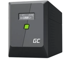 Green Cell Žalias Cell Nepertraukiamo maitinimo šaltinis (UPS) Greencell 1500VA 900W PowerProof su LCD ekranu