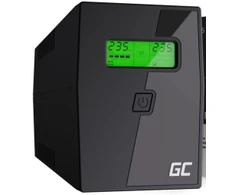 Žalias Cell Avarinis maitinimo šaltinis (UPS) Greencell 850VA 480W PowerProof su LCD ekranu