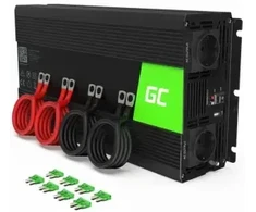 Green Cell Strāvas pārveidotājs Žalias Cell Car Power Inverter Converter 12V to 230V 2000W/4000W