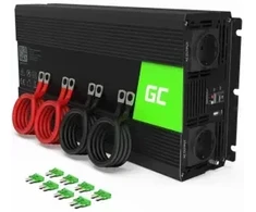 Green Cell Žalias Cell Automobilinis maitinimo keitiklis 12 V į 230 V 3000 W / 6000 W