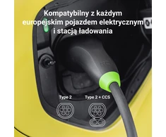 Žalias Cell Žalias Cell GC Snap Type 2 EV įkrovimo kabelis 11kW 7m, skirtas Tesla Model Y 3 SX, VW ID.4, Kia EV6, Hyundai IONIQ 5, Ford Mach-E