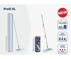 LEIFHEIT Grindų šepetys su sulankstoma katėms skirta dėže Profi XL micro duo 42cm 1055019