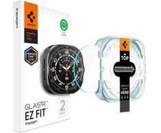 GRŪDINTAS STIKLAS Spigen GLAS.TR EZ-FIT AC 2-PACK Samsung Galaxy WATCH ULTRA 2 2026 (47 MM) SKAIDRUS