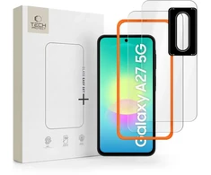 Grūdintas stiklas TECH-PROTECT EASY SET+ 3-PACK GALAXY A27 5G CLEAR