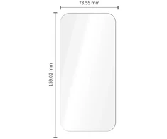 Tech-Protect Easy Set+ 2 vnt. Grūdintas stiklas ekranui ir grūdintas stiklas objektyvui, skirtas iPhone 18 Pro Max
