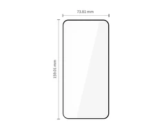 Apsauginis stiklas Tech-Protect GLASS FIT+ 2-pack Xiaomi Redmi Note 15 Pro 5G juodos spalvos