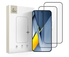 Tech-Protect Glass Fit+ 2-pack skirtas Xiaomi Poco F8 Pro Ultra – juodas