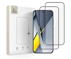 Tech-Protect Glass Fit+ 2-pack skirtas Xiaomi Poco F8 Pro – juodas