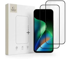 Grūdintas stiklas TECH-PROTECT GLASS FIT+ 2-PACK XIAOMI REDMI 17 4G / 5G Juodas
