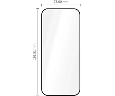 Grūdintas stiklas TECH-PROTECT GLASS FIT+ 2-PACK XIAOMI REDMI 17 4G / 5G Juodas