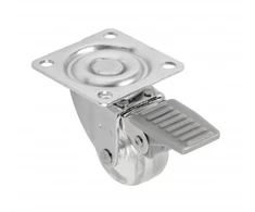 GTV Transparent caster with brake
