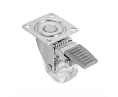 GTV Transparent caster with brake