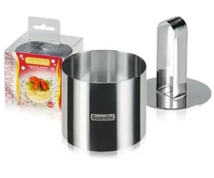 Guardini Round food ring with stamp Ø7x6cm