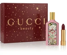 Gucci Flora Gorgeous Gardenia EDP 50 ml + Lipstick 509 Rouge De Beauté Brillant 1,8 g (woman)