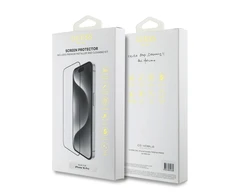 Guess ekrano apsauga 2.5D Apple iPhone 16 Pro Juodas