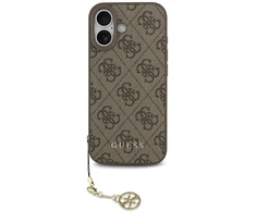 Guess 4G Charm dėklas skirtas Apple iPhone 17 Tone on Tone rudos spalvos