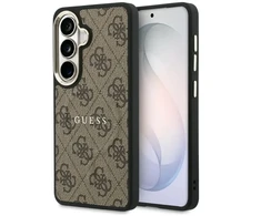 Dėklas Guess 4G Gold Frame phone case for Samsung Galaxy S26+ (S947) ruda