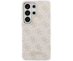 Dėklas Guess 4G Script Metal Logo phone case for Samsung Galaxy S26 Ultra (S948) pink