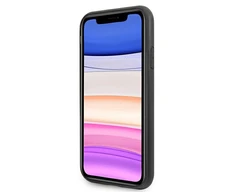Apple iPhone 11 Guess dėklas 4G Triangle Collection GUHCN61PU4GHBK pilkos spalvos