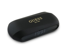 Guess ausinės Bluetooth GUTWSC2MCDSK TWS juodos spalvos Elongated Metalic Printed Logo