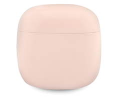 Guess Classic EST Logo TWS Bluetooth ausinės + įkrovimo stotelė - rožinės spalvos